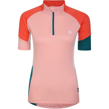 DARE 2B COMPASSION II Women's Short-Sleeved Jersey Pink/Orange 2023 0
